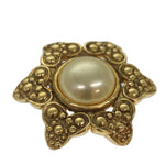 Chanel Coco Mark Gold Metal Brooch Jewelry (Pre-Owned)