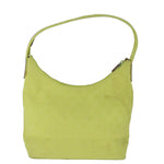 Gucci Hobo Green Canvas Handbag (Pre-Owned)