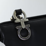 Salvatore Ferragamo Black Leather Handbag (Pre-Owned)