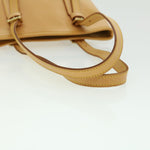 Louis Vuitton Bucket Pm Beige Leather Shoulder Bag (Pre-Owned)