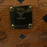 MCM Visetos Brown Canvas Travel Bag (Pre-Owned)