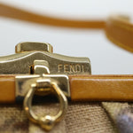 Fendi -- Beige Canvas Shoulder Bag (Pre-Owned)