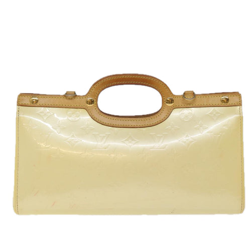 Louis Vuitton Roxbury Beige Patent Leather Handbag (Pre-Owned)