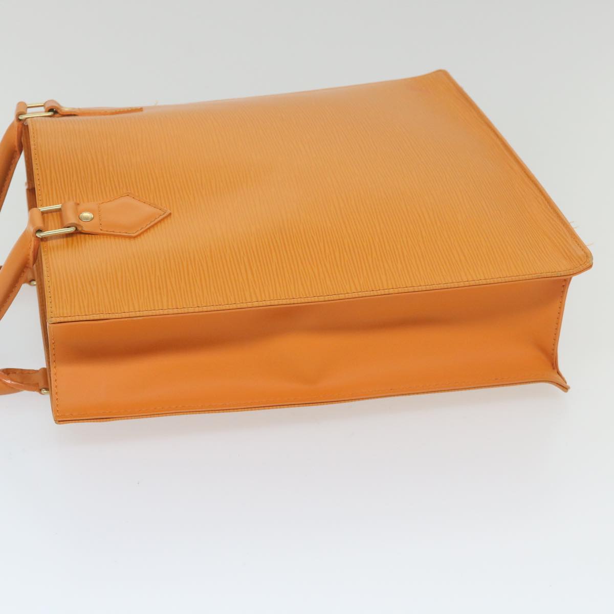 Louis Vuitton Sac Plat Orange Leather Handbag (Pre-Owned)