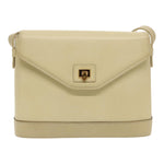 Valentino Garavani Beige Leather Shoulder Bag (Pre-Owned)