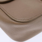 Miu Miu Vitello Beige Leather Shoulder Bag (Pre-Owned)