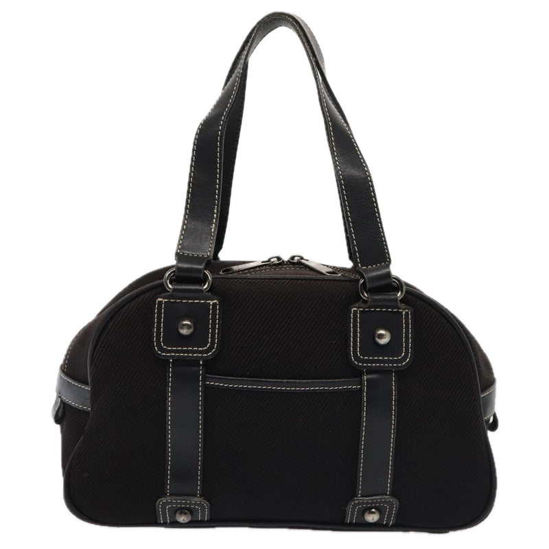 Burberry Black Canvas Handbag (Pre-Owned)