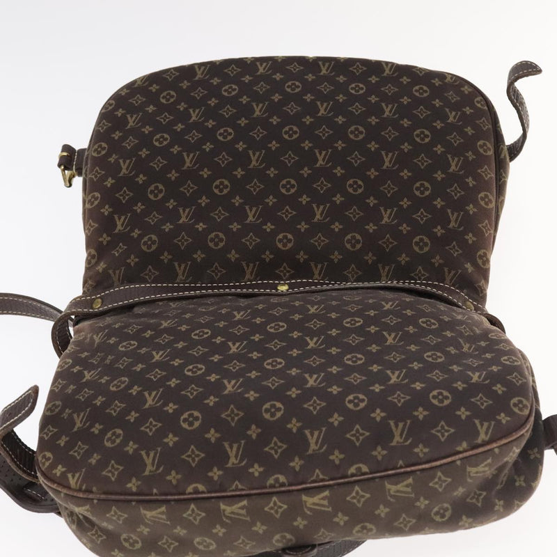 Louis Vuitton Saumur Brown Canvas Shoulder Bag (Pre-Owned)