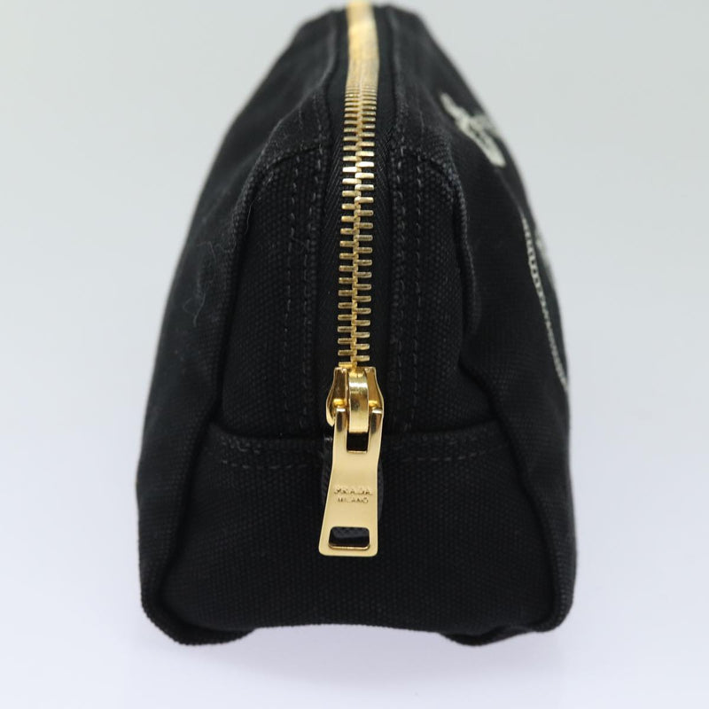 Prada Black Canvas Clutch Bag (Pre-Owned)