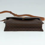 Céline Macadam Brown Fabric Shoulder Bag (Pre-Owned)