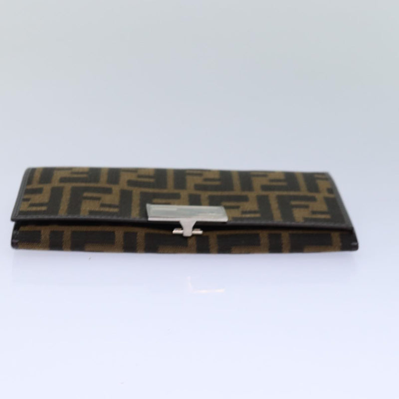 Fendi Zucca Brown Canvas Wallet  (Pre-Owned)