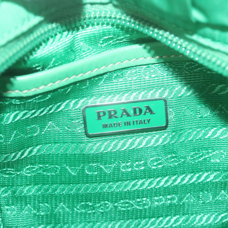 Prada Green Synthetic Shoulder Bag (Pre-Owned)