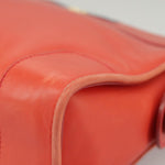 Gucci Ophidia Orange Leather Shoulder Bag (Pre-Owned)