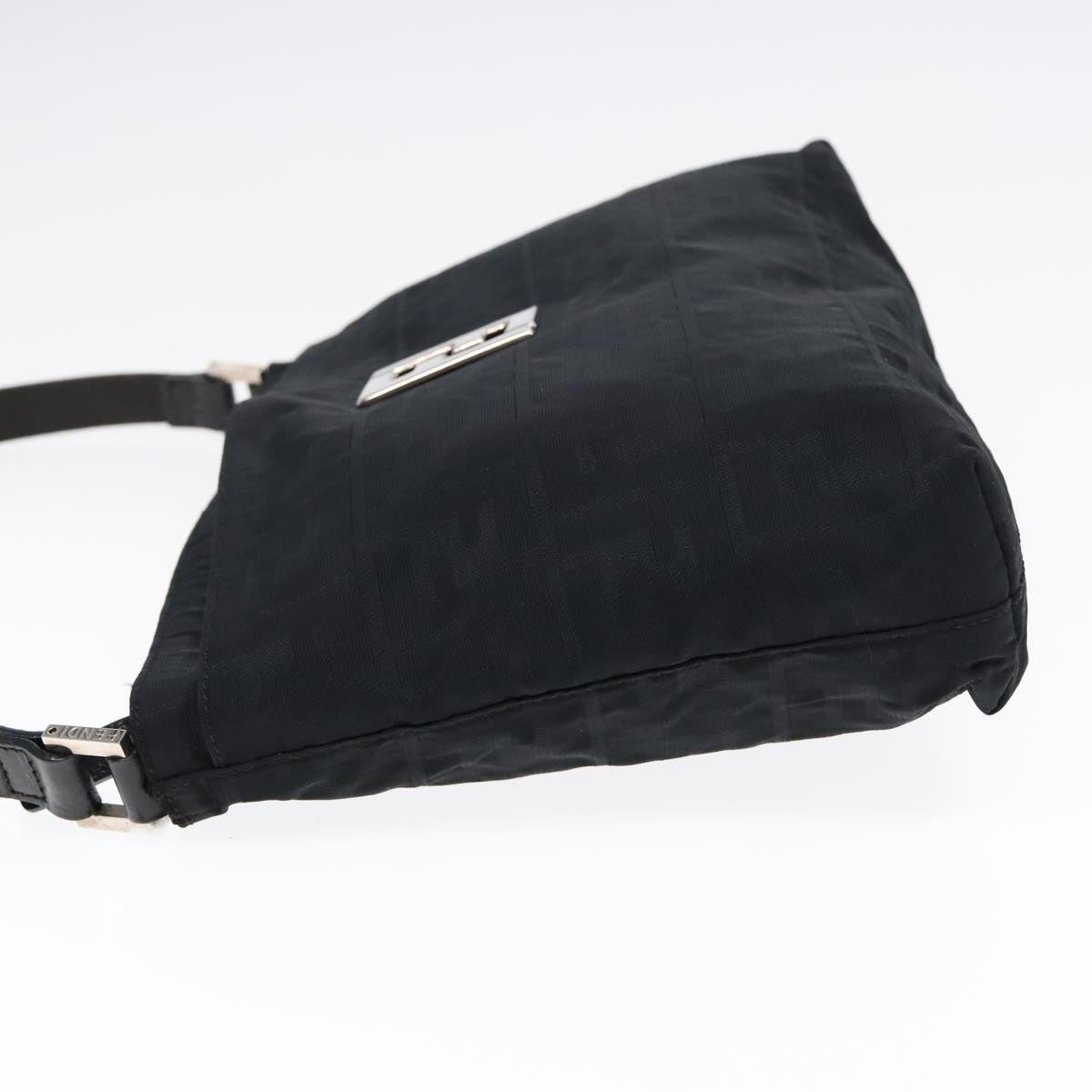 Fendi Black Canvas Shoulder Bag (Pre-Owned)