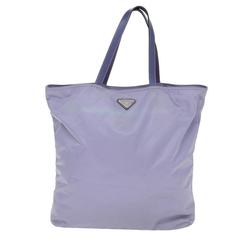 Prada Tessuto Purple Synthetic Tote Bag (Pre-Owned)