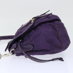 Prada Tessuto Purple Synthetic Shoulder Bag (Pre-Owned)