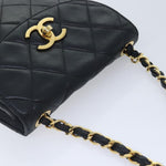 Chanel Bicolore Black Leather Shoulder Bag (Pre-Owned)