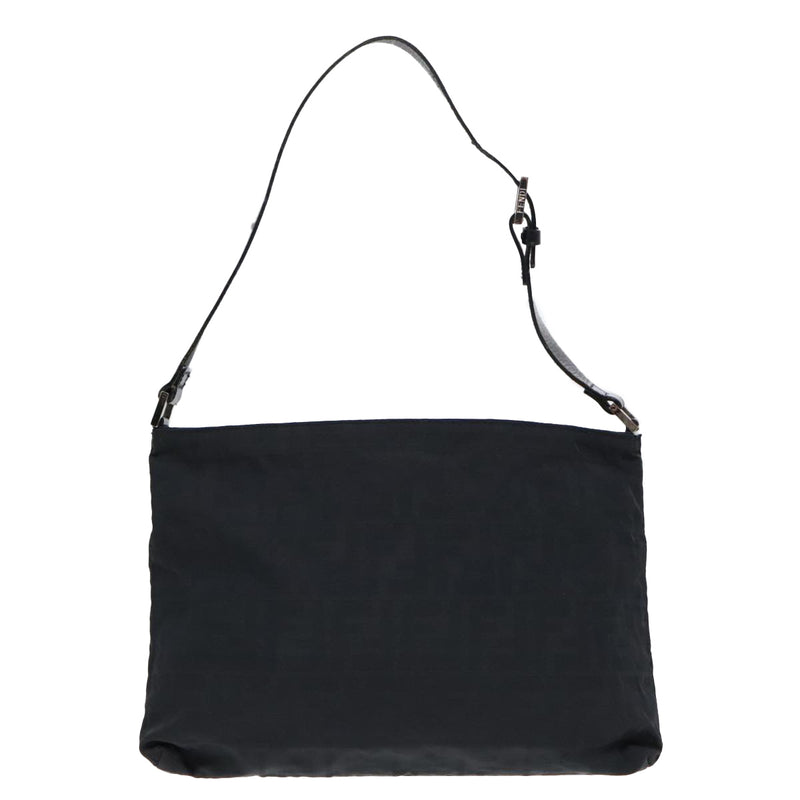 Fendi Black Canvas Shoulder Bag (Pre-Owned)