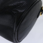 MCM Black Leather Shoulder Bag (Pre-Owned)