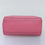 Fendi Peekaboo Pink Leather Handbag (Pre-Owned)