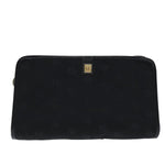 Dior Black Canvas Clutch Bag (Pre-Owned)