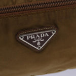 Prada Beige Synthetic Clutch Bag (Pre-Owned)