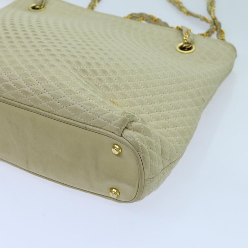 Bally Beige Leather Shoulder Bag (Pre-Owned)