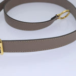 Fendi Grey Leather Belt  (Pre-Owned)