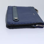 Fendi Selleria Blue Leather Clutch Bag (Pre-Owned)