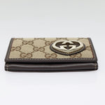 Gucci Gg Marmont Beige Canvas Wallet  (Pre-Owned)