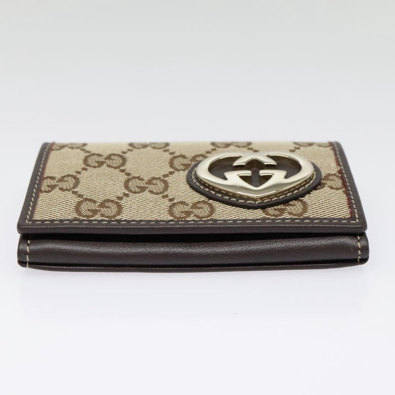 Gucci Gg Marmont Beige Canvas Wallet  (Pre-Owned)