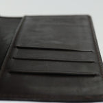 Louis Vuitton Agenda Cover Black Leather Wallet  (Pre-Owned)