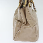 Miu Miu Vitello Beige Leather Handbag (Pre-Owned)