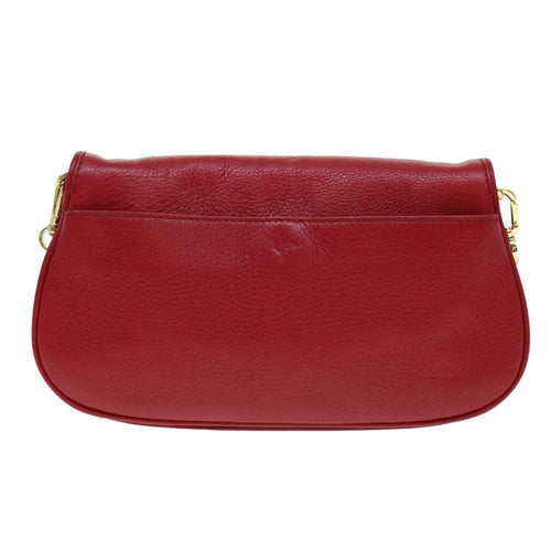 Tory Burch Red Leather Shoulder Bag (Pre-Owned)