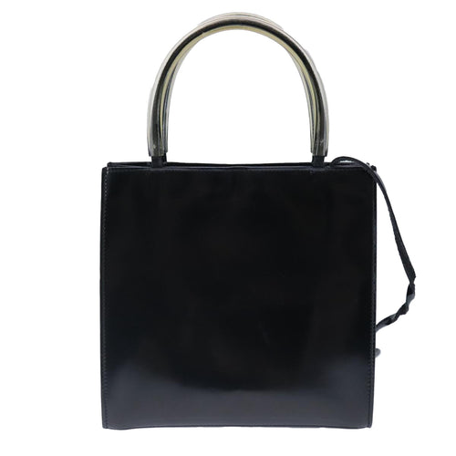 Salvatore Ferragamo Black Leather Handbag (Pre-Owned)