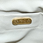 Fendi Zucca Pink Canvas Shoulder Bag (Pre-Owned)