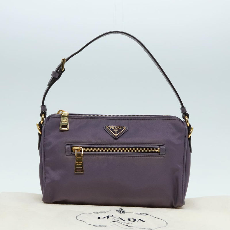 Prada Purple Synthetic Handbag (Pre-Owned)