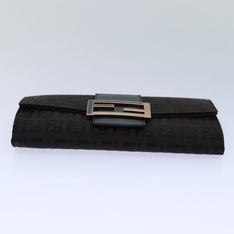 Fendi Brown Canvas Wallet  (Pre-Owned)