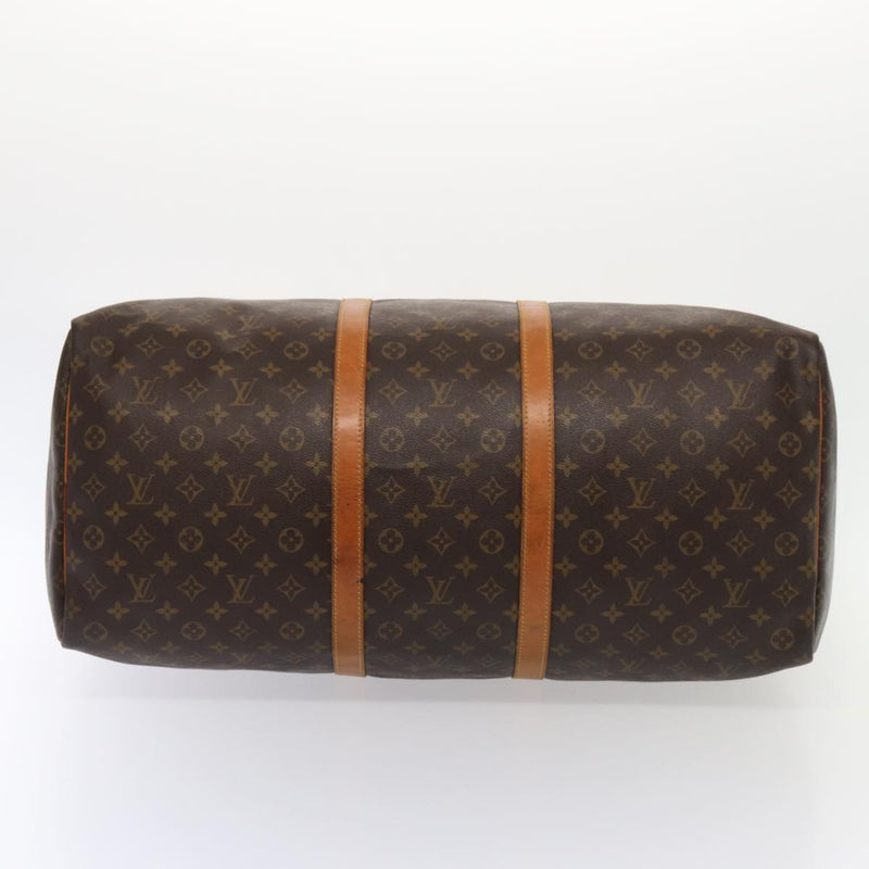 Louis Vuitton Keepall 60 Brown Canvas Travel Bag (Pre-Owned)