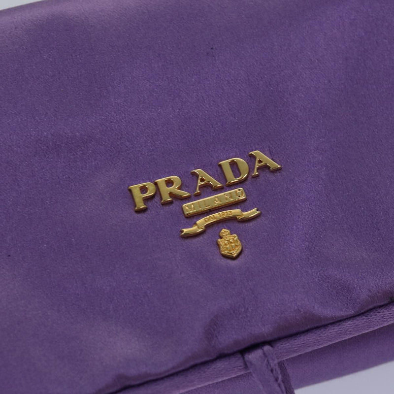 Prada -- Purple Silk Clutch Bag (Pre-Owned)