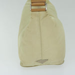 Prada Tessuto Beige Synthetic Shoulder Bag (Pre-Owned)