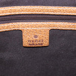 Gucci Hobo Beige Canvas Shoulder Bag (Pre-Owned)