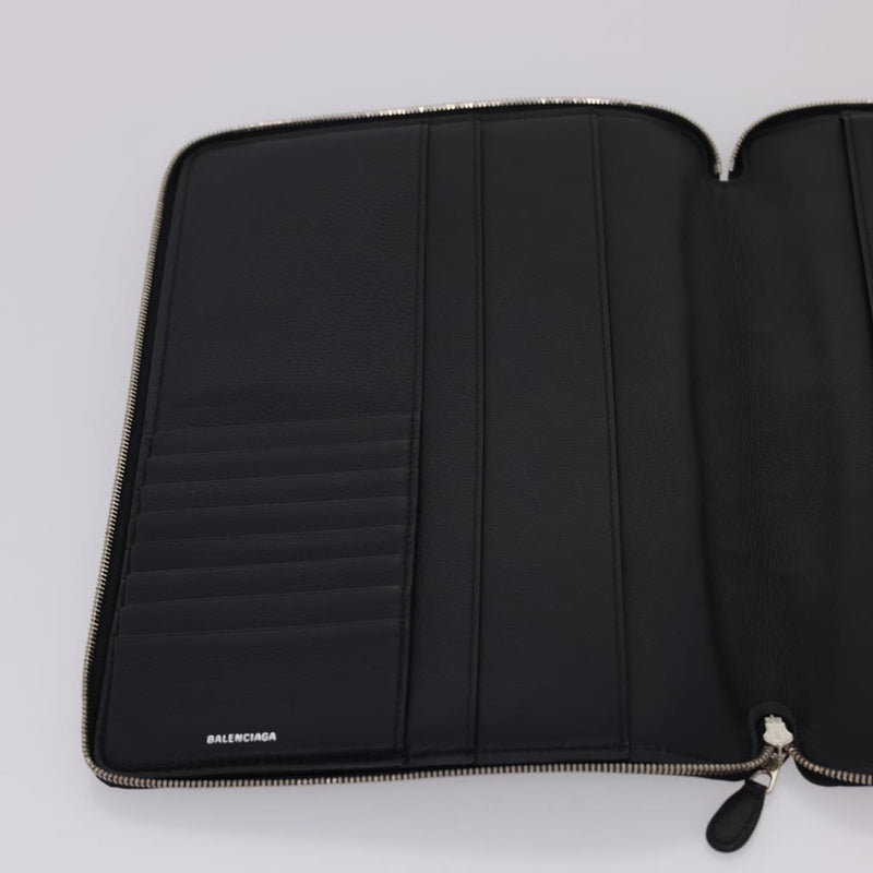 Balenciaga - Black Leather Wallet  (Pre-Owned)