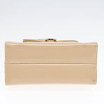 Salvatore Ferragamo Beige Patent Leather Handbag (Pre-Owned)