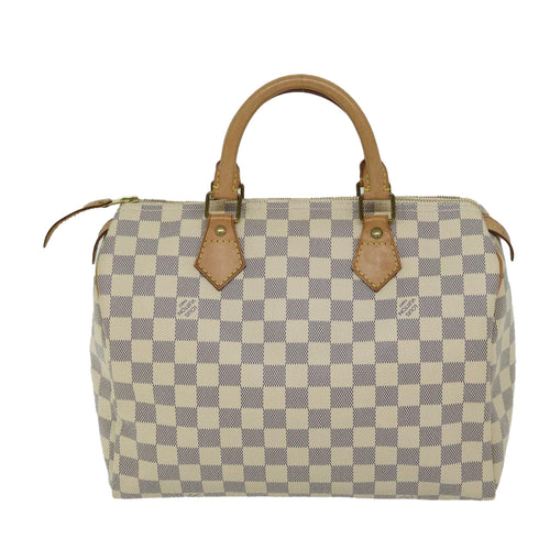 Louis Vuitton Speedy 30 Beige Canvas Handbag (Pre-Owned)