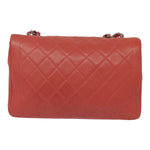 Chanel Timeless Red Leather Shoulder Bag (Pre-Owned)