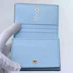 Gucci Blue Leather Wallet  (Pre-Owned)