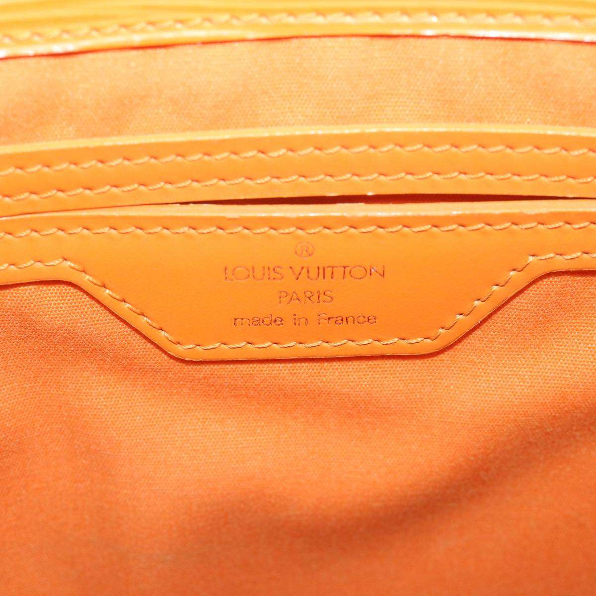 Louis Vuitton Sac Plat Orange Leather Handbag (Pre-Owned)