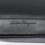 Salvatore Ferragamo Black Leather Shoulder Bag (Pre-Owned)