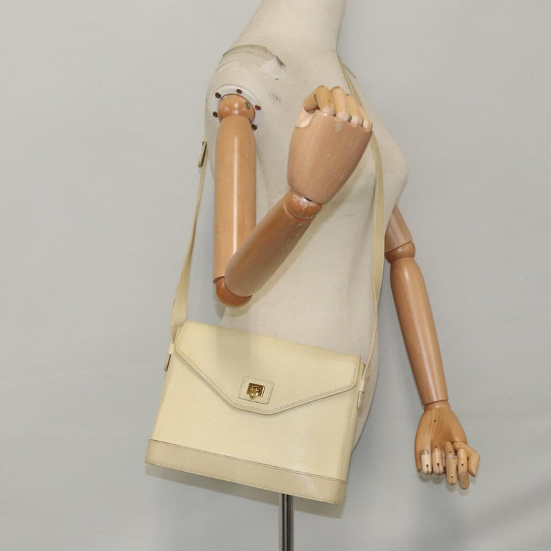 Valentino Garavani Beige Leather Shoulder Bag (Pre-Owned)